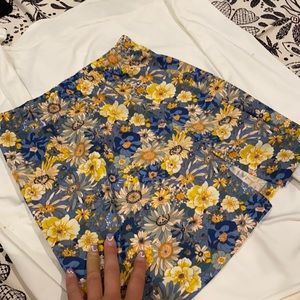 FLOWERED CUTE WOMENS MINI SKIRT💙